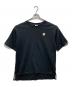 AAPE BY A BATHING APE（エーエイプ バイ アベイシングエイプ）の古着「ラバーロゴパッチTシャツ」｜ブラック