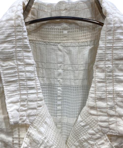 JOURNAL STANDARD（ジャーナルスタンダード）JOURNAL STANDARD (ジャーナルスタンダード) チェックシアーシャツ アイボリー サイズ:Fの古着・服飾アイテム