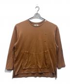 CMF OUTDOOR GARMENTコンフィーアウトドアガーメント）の古着「Long Sleeve Slow Dry T-Shirt」｜ブラウン