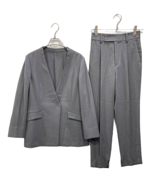 green label relaxing（グリーンレーベルリラクシング）green label relaxing (グリーンレーベルリラクシング) エアシカル セットアップ グレー サイズ:SIZE 38/36の古着・服飾アイテム