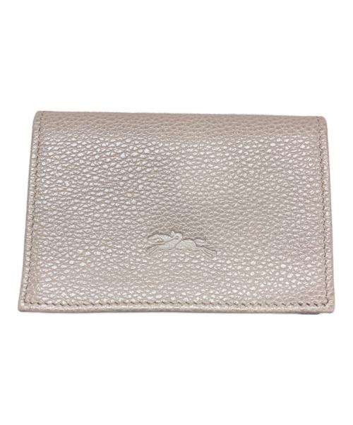 LONGCHAMP（ロンシャン）LONGCHAMP (ロンシャン) Le Foulonen カードホルダー ベージュの古着・服飾アイテム
