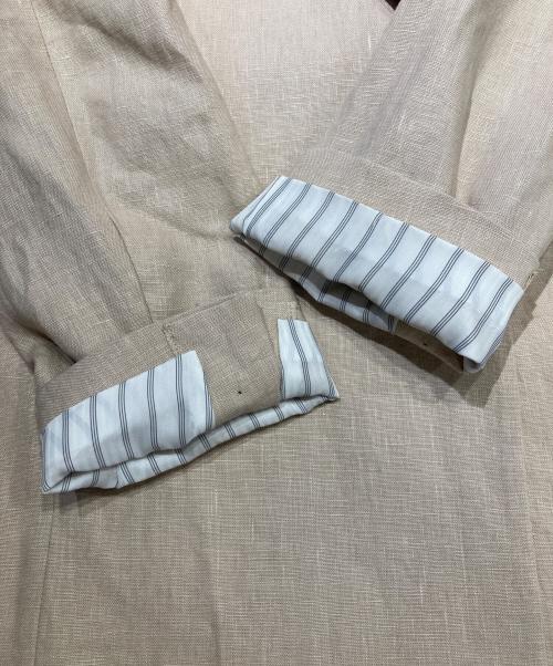 ADORE（アドーア）ADORE (アドーア) コンパクト麻ジャケット ベージュ サイズ:SIZE 38の古着・服飾アイテム