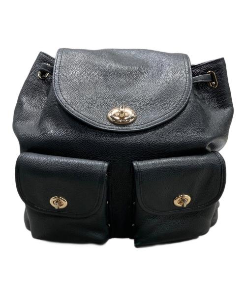 COACH（コーチ）COACH (コーチ) ターンロック タイ リュックサック ブラックの古着・服飾アイテム