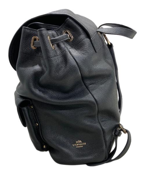 COACH（コーチ）COACH (コーチ) ターンロック タイ リュックサック ブラックの古着・服飾アイテム