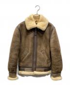 SCHOTT BROS.ショットブロス）の古着「TYPE B-3（タイプB-3）ムートンフライトジャケット」｜ブラウン