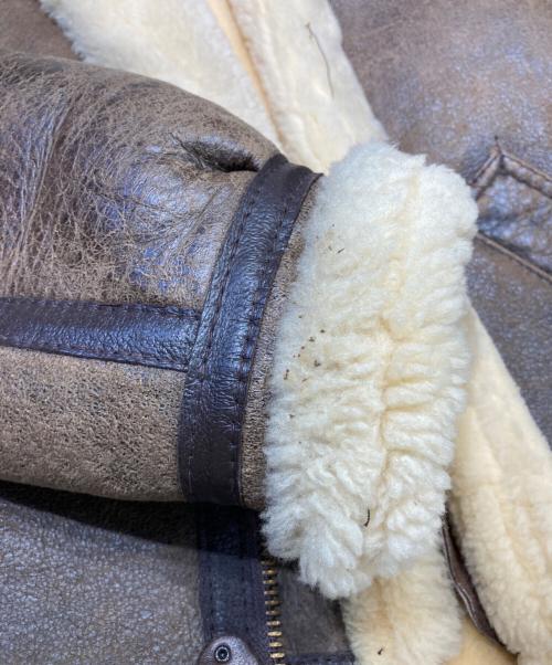 SCHOTT BROS.（ショットブロス）SCHOTT BROS. (ショットブロス) TYPE B-3（タイプB-3）ムートンフライトジャケット ブラウン サイズ:SIZE 34の古着・服飾アイテム