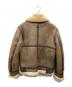 SCHOTT BROS. (ショットブロス) TYPE B-3（タイプB-3）ムートンフライトジャケット ブラウン サイズ:SIZE 34：25000円