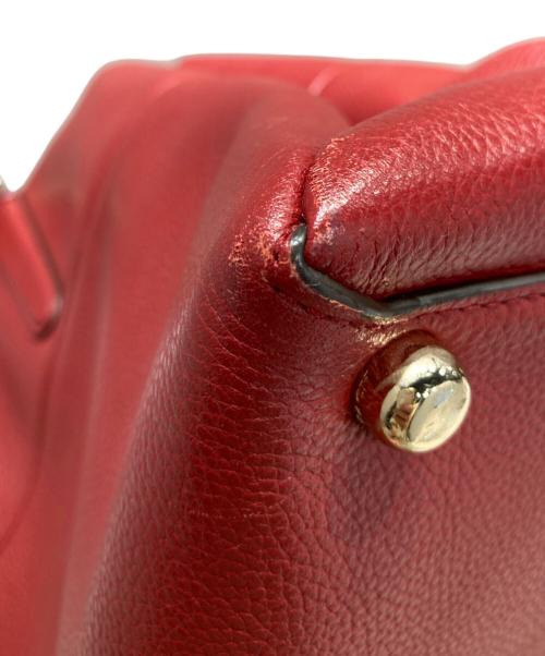 COACH（コーチ）COACH (コーチ) ターンロック ボロー バッグ レッドの古着・服飾アイテム
