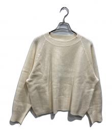 MHL（マーガレットハウエル）の古着「LAMBSWOOL SWEATER（ラムズウール・スウェーター）」｜アイボリー