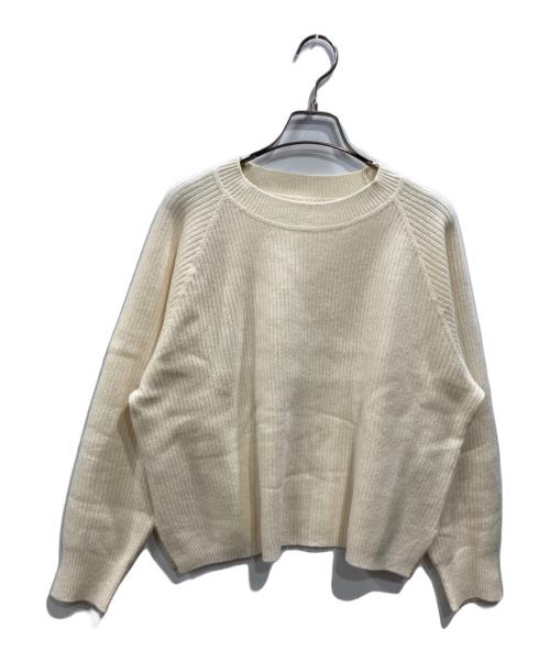 MHL（マーガレットハウエル）MHL (マーガレットハウエル) LAMBSWOOL SWEATER（ラムズウール・スウェーター） アイボリー サイズ:SIZE 2の古着・服飾アイテム