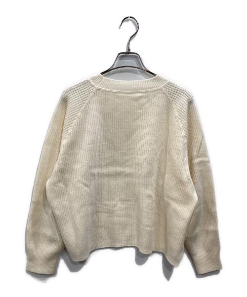 MHL（マーガレットハウエル）MHL (マーガレットハウエル) LAMBSWOOL SWEATER（ラムズウール・スウェーター） アイボリー サイズ:SIZE 2の古着・服飾アイテム
