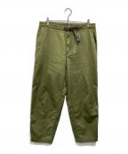THE NORTHFACE PURPLELABELザ・ノースフェイス パープルレーベル）の古着「COOLMAX Chino Wide Tapered Pants」｜オリーブ