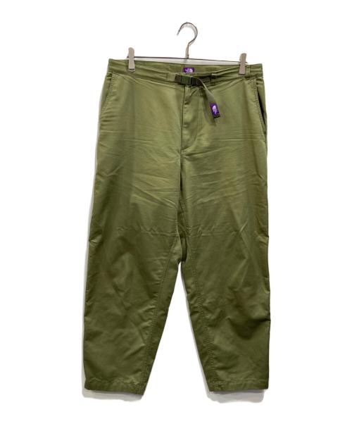 THE NORTHFACE PURPLELABEL（ザ・ノースフェイス パープルレーベル）THE NORTHFACE PURPLELABEL (ザ・ノースフェイス パープルレーベル) COOLMAX Chino Wide Tapered Pants オリーブ サイズ:SIZE 34の古着・服飾アイテム