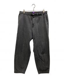 THE NORTHFACE PURPLELABEL（ザ・ノースフェイス パープルレーベル）の古着「DENIM WIDE TAPERED FIELD PANTS」｜ブラック