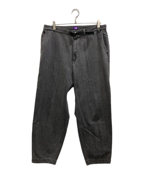 THE NORTHFACE PURPLELABEL（ザ・ノースフェイス パープルレーベル）THE NORTHFACE PURPLELABEL (ザ・ノースフェイス パープルレーベル) DENIM WIDE TAPERED FIELD PANTS ブラック サイズ:SIZE 34の古着・服飾アイテム