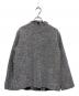 UNITED ARROWS (ユナイテッドアローズ) 2トーン ツイードライク ノーカラー ジャケット ホワイト×ブラック サイズ:38：20000円
