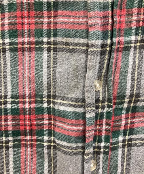 L.L.Bean（エルエルビーン）L.L.Bean (エルエルビーン) オールドタータンチェックネルシャツ グレー サイズ:XLの古着・服飾アイテム