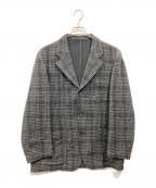 COMME des GARCONS HOMMEコムデギャルソン オム）の古着「97AW 二重織り3Bジャケット」｜グレー×ブラック