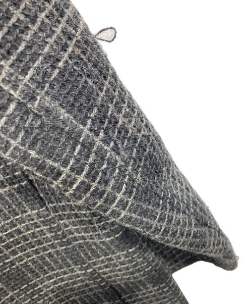 COMME des GARCONS HOMME（コムデギャルソン オム）COMME des GARCONS HOMME (コムデギャルソン オム) 97AW 二重織り3Bジャケット グレー×ブラック サイズ:Lの古着・服飾アイテム
