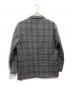 COMME des GARCONS HOMME (コムデギャルソン オム) 97AW 二重織り3Bジャケット グレー×ブラック サイズ:L：25000円