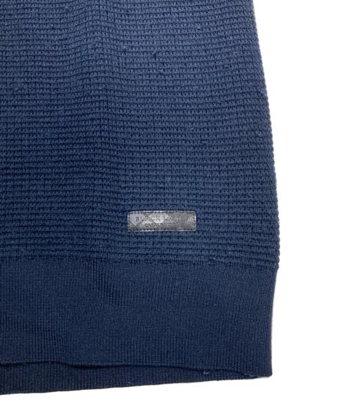 BLACK LABEL CRESTBRIDGE（ブラックレーベル クレストブリッジ）BLACK LABEL CRESTBRIDGE (ブラックレーベル クレストブリッジ) ラムウール ハーフジップ プルオーバーニット ネイビー サイズ:Mの古着・服飾アイテム
