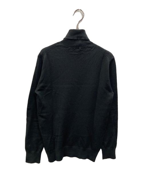 BLACK LABEL CRESTBRIDGE（ブラックレーベル クレストブリッジ）BLACK LABEL CRESTBRIDGE (ブラックレーベル クレストブリッジ) シャドーチェックタートルネックニット ブラック サイズ:SIZE Mの古着・服飾アイテム