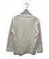 BLACK LABEL CRESTBRIDGE (ブラックレーベル クレストブリッジ) チェックショルダー ニットプルオーバー アイボリー サイズ:SIZE M：5000円