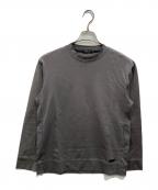 BLACK LABEL CRESTBRIDGEブラックレーベル クレストブリッジ）の古着「モックネックポンチカットソー」｜グレー