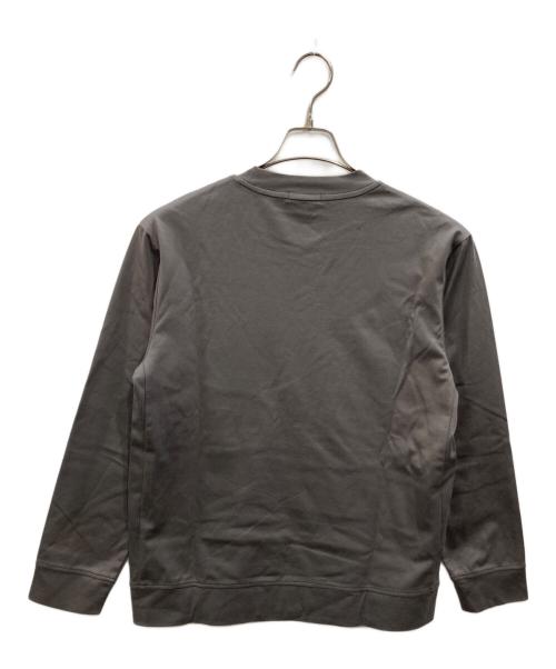 BLACK LABEL CRESTBRIDGE（ブラックレーベル クレストブリッジ）BLACK LABEL CRESTBRIDGE (ブラックレーベル クレストブリッジ) モックネックポンチカットソー グレー サイズ:SIZE Mの古着・服飾アイテム