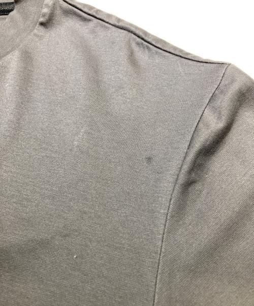 BLACK LABEL CRESTBRIDGE（ブラックレーベル クレストブリッジ）BLACK LABEL CRESTBRIDGE (ブラックレーベル クレストブリッジ) モックネックポンチカットソー グレー サイズ:SIZE Mの古着・服飾アイテム