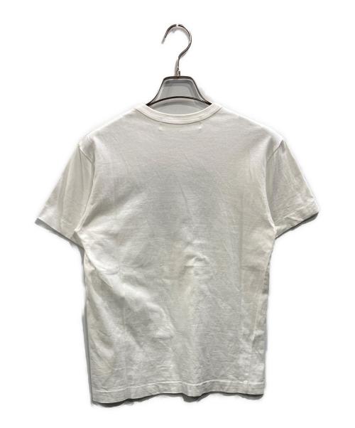 PLAY COMME des GARCONS（プレイコムデギャルソン）PLAY COMME des GARCONS (プレイコムデギャルソン) BLACK DOUBLE HEART S/S TEE ホワイト サイズ:Ｓの古着・服飾アイテム