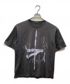 LAD MUSICIAN×MARTIN O'NEILLラッドミュージシャン×）の古着「Ian Curtis（イアン・カーティス） フォトグラフィックTシャツ」｜グレー