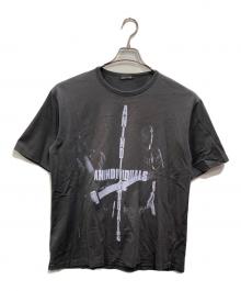 LAD MUSICIAN×MARTIN O'NEILL（ラッドミュージシャン）の古着「Ian Curtis（イアン・カーティス） フォトグラフィックTシャツ」｜グレー