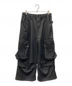 A.F. ARTEFACT×ROYAL FLASHエーエフアーティファクト×ロイヤルフラッシュ）の古着「TWILL REMOVE CARGO WIDE（ツイル リムーブ カーゴ ワイド）」｜ブラック