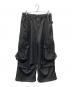A.F. ARTEFACT（エーエフアーティファクト）の古着「TWILL REMOVE CARGO WIDE（ツイル リムーブ カーゴ ワイド）」｜ブラック