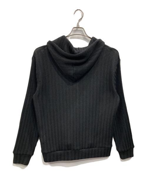 BEAMS（ビームス）BEAMS (ビームス) メッシュ ジップ フーディ ブラック サイズ:Mの古着・服飾アイテム