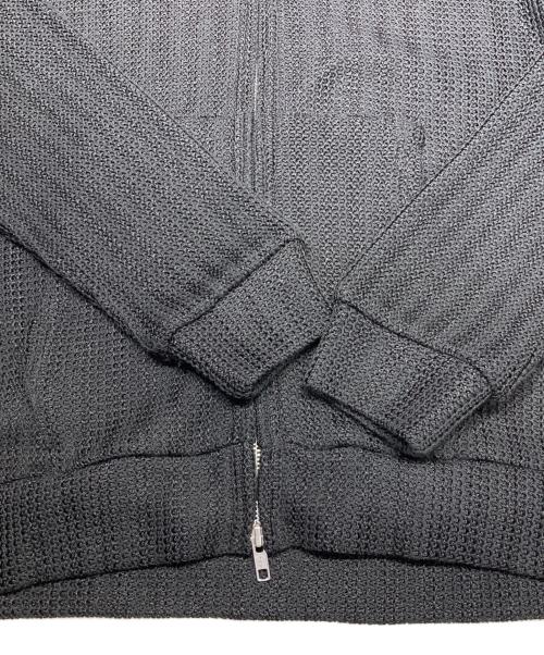 BEAMS（ビームス）BEAMS (ビームス) メッシュ ジップ フーディ ブラック サイズ:Mの古着・服飾アイテム