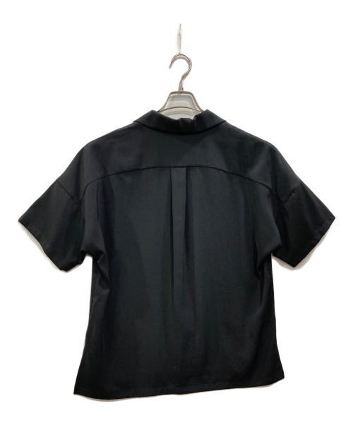 ATTACHMENT（アタッチメント）ATTACHMENT (アタッチメント) ストレッチオープンカラーシャツ ブラック サイズ:1の古着・服飾アイテム