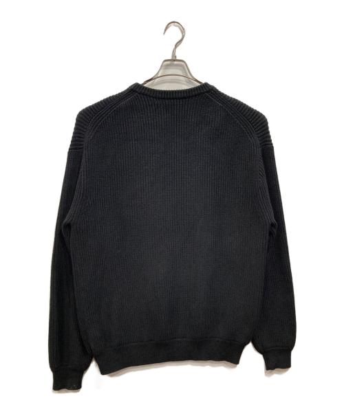 BEAMS（ビームス）BEAMS (ビームス) 5ゲージ ルーズ ワッフルニット ブラック サイズ:Mの古着・服飾アイテム
