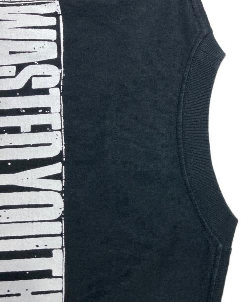 WASTED YOUTH（ウェイステッドユース）WASTED YOUTH (ウェイステッドユース) ロゴプリントロンT ブラック サイズ:Mの古着・服飾アイテム