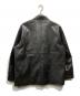 INHERIT (インヘリット) フェード加工 フェイクレザーカーコート ダークブラウン サイズ:L：5000円