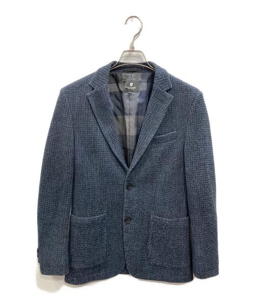 BLACK LABEL CRESTBRIDGE（ブラックレーベル クレストブリッジ）BLACK LABEL CRESTBRIDGE (ブラックレーベル クレストブリッジ) 26SS(エスエス) メランジセーターフリースジャケット ネイビー サイズ:SIZE Sの古着・服飾アイテム