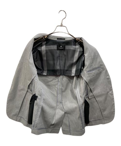 BLACK LABEL CRESTBRIDGE（ブラックレーベル クレストブリッジ）BLACK LABEL CRESTBRIDGE (ブラックレーベル クレストブリッジ) 4SEASONS ハイパワーストレッチバーズアイジャケット グレー サイズ:SIZE Sの古着・服飾アイテム