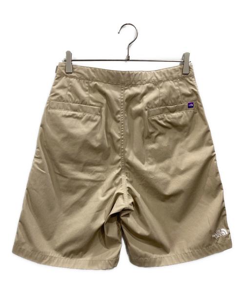 THE NORTHFACE PURPLELABEL（ザ・ノースフェイス パープルレーベル）THE NORTHFACE PURPLELABEL (ザ・ノースフェイス パープルレーベル) BEAMS (ビームス) 別注 撥水 65/35 ベイヘッドクロス ショーツ ベージュ サイズ:SIZE 30の古着・服飾アイテム
