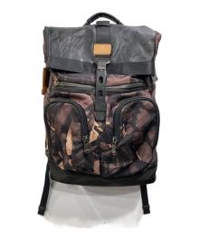 TUMI（トゥミ）の古着「ALPHA BRAVO LONDON（アルファ ブラボー ロンドン） リュックサック」｜ブラウン