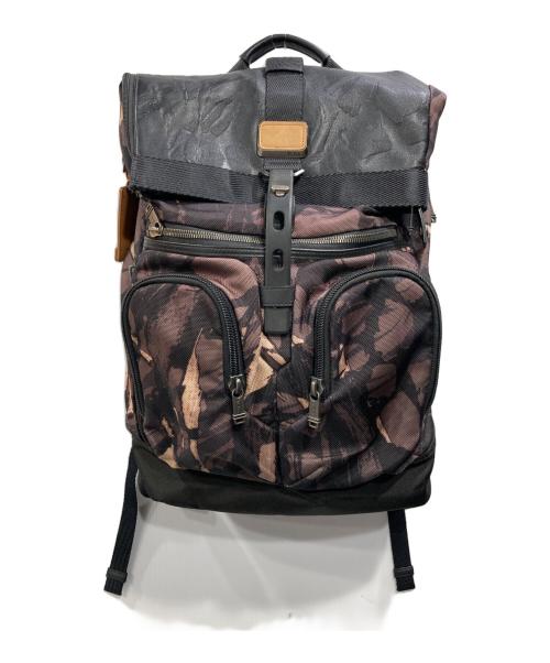 TUMI（トゥミ）TUMI (トゥミ) ALPHA BRAVO LONDON（アルファ ブラボー ロンドン） リュックサック ブラウンの古着・服飾アイテム