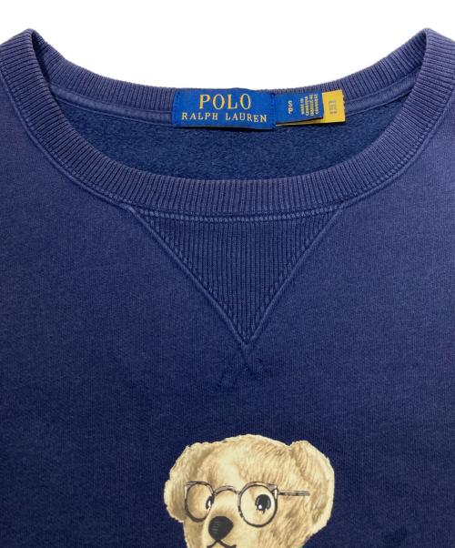 POLO RALPH LAUREN（ポロ・ラルフローレン）POLO RALPH LAUREN (ポロ・ラルフローレン) POLO（ポロ） ベア スウェット ネイビー サイズ:SIZE Sの古着・服飾アイテム
