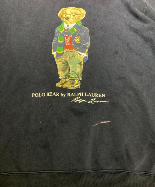 POLO RALPH LAUREN（ポロ・ラルフローレン）POLO RALPH LAUREN (ポロ・ラルフローレン) POLO（ポロ） ベア スウェット ネイビー サイズ:SIZE Sの古着・服飾アイテム
