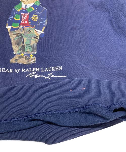 POLO RALPH LAUREN（ポロ・ラルフローレン）POLO RALPH LAUREN (ポロ・ラルフローレン) POLO（ポロ） ベア スウェット ネイビー サイズ:SIZE Sの古着・服飾アイテム