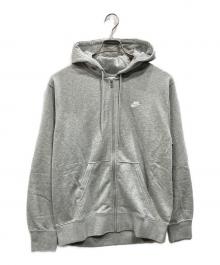 NIKE（ナイキ）の古着「クラブ フレンチテリー ロングスリーブ フルジップ」｜グレー